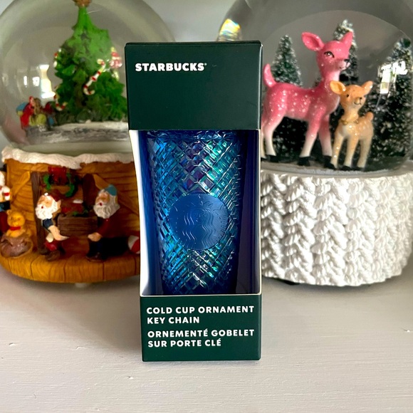 Starbucks Holiday 2022 Azure blue jeweled ornament - Picture 1 of 3